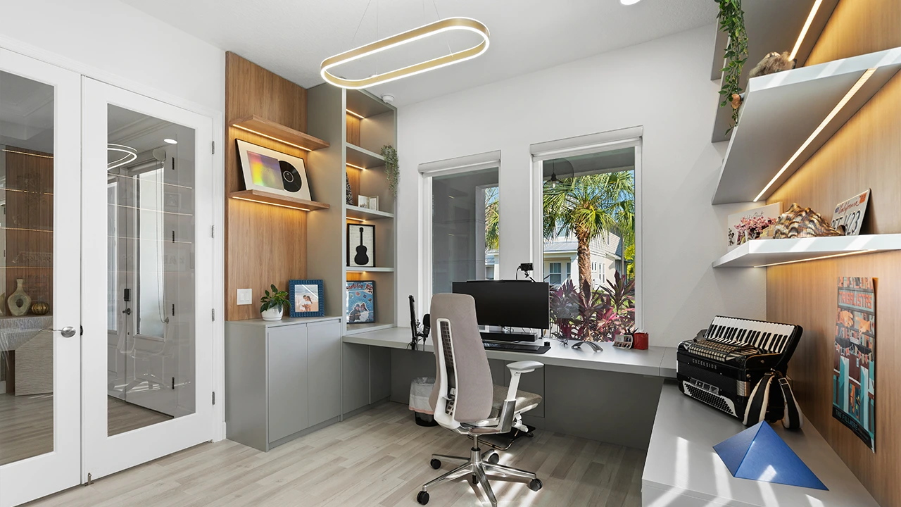 Luxury flooring installation